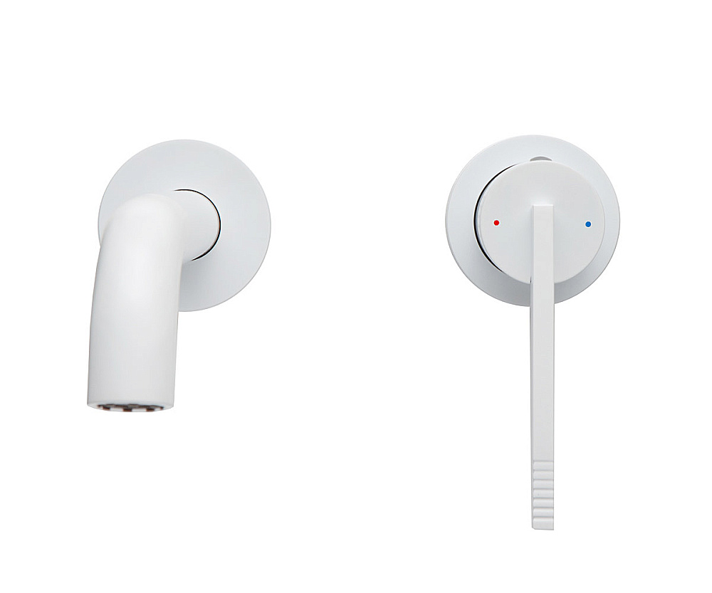 Смеситель для раковины Bronze de Luxe OMG! 9007W белый матовый купить в интернет-магазине сантехники Sanbest