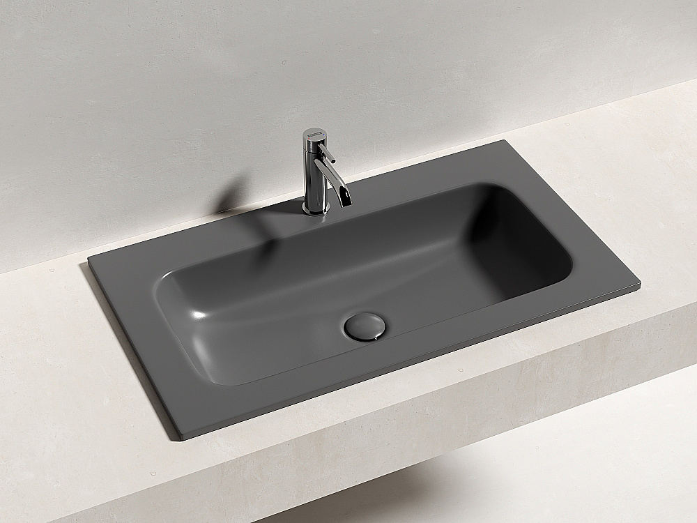 Раковина Ceramica Nova 81 CN7012MDH темный антрацит матовый купить в интернет-магазине Sanbest