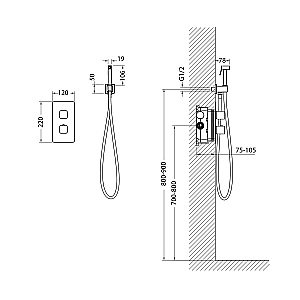 Гигиенический душ Timo Petruma 5089/00SM купить в интернет-магазине сантехники Sanbest