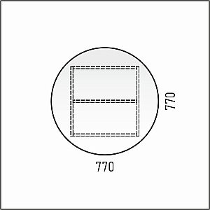 Зеркальный шкаф Corozo Форест SD-00001011 77 светлое дерево купить в интернет-магазине сантехники Sanbest