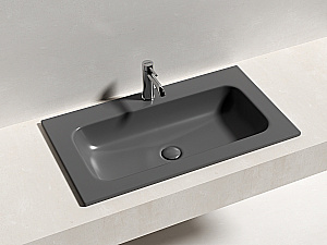 Раковина Ceramica Nova 81 CN7012MDH темный антрацит матовый купить в интернет-магазине Sanbest