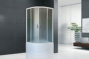 Душевой уголок Royal Bath RB100BK-C 100х100 матовый купить в интернет-магазине Sanbest