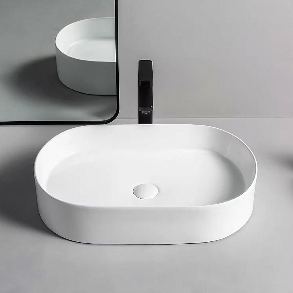 Раковина Oliveeka Bowl 55 9025 белая купить в интернет-магазине Sanbest