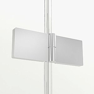 Душевой уголок NEW TRENDY NEW RENOMA 2D D-0106A/D-0375A 120x110 стекло прозрачное/профиль хром купить в интернет-магазине Sanbest