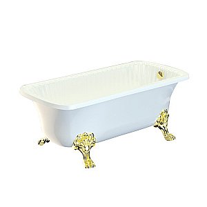 Ванна Migliore Olivia на лапах MIGLIORE 24633 174х83 белая,золото купить в интернет-магазине Sanbest