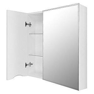 Зеркальный шкаф Loranto Santorini 60 белый глянцевый купить в интернет-магазине сантехники Sanbest