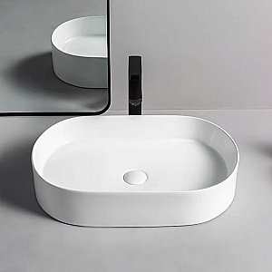 Раковина Oliveeka Bowl 55 9025 белая купить в интернет-магазине Sanbest