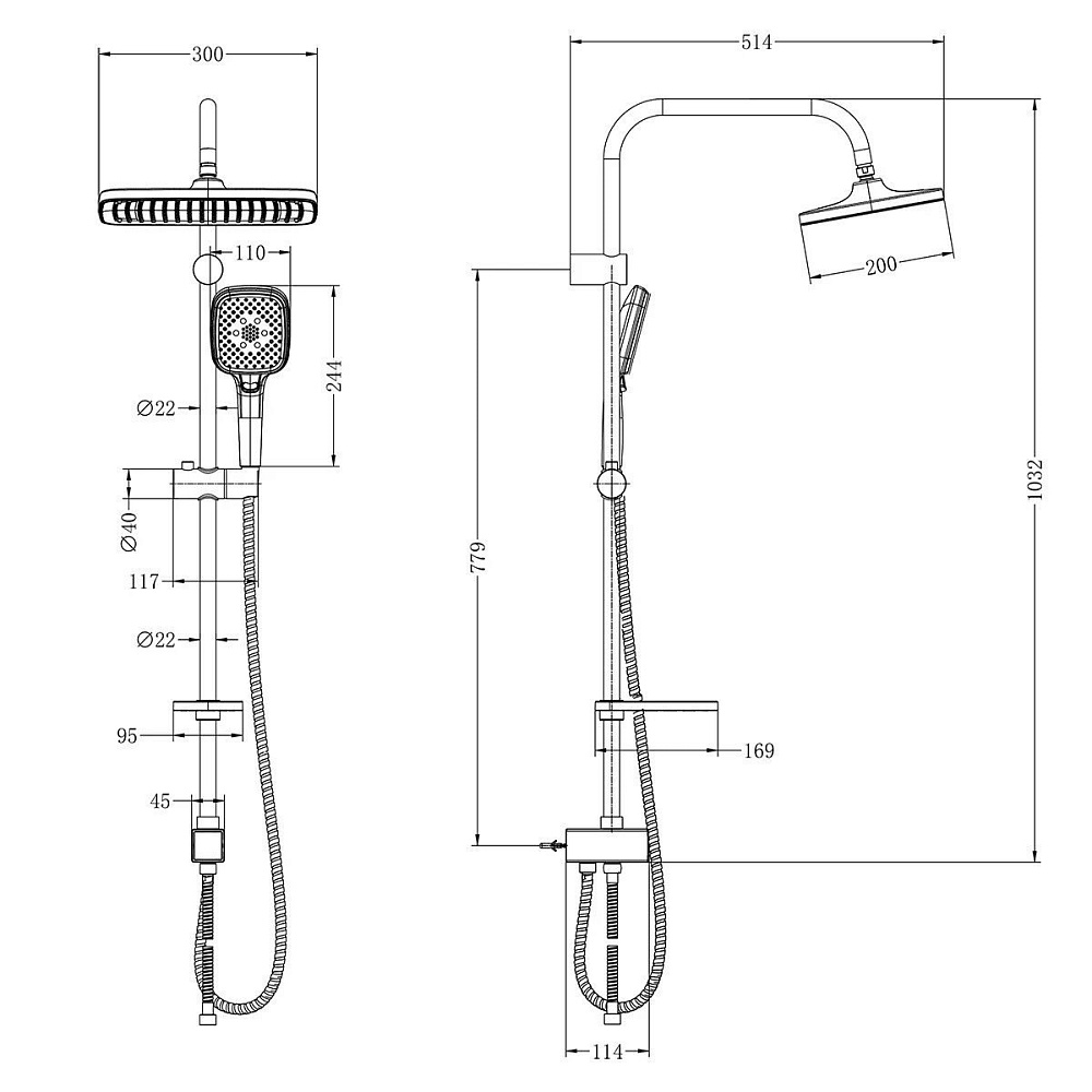 Душевая система Lemark Tropic LM8811C купить в интернет-магазине сантехники Sanbest