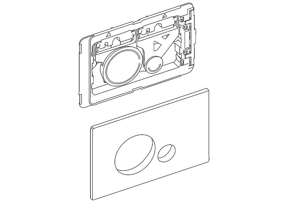 Кнопка для инсталляции BelBagno SFERA BB015-SR-CHROME купить в интернет-магазине сантехники Sanbest