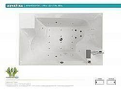 Спинной массаж Aquatika хром купить в интернет-магазине сантехники Sanbest