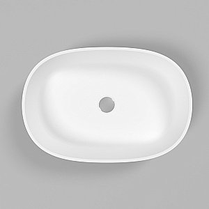 Раковина накладная WhiteCross OPAL 56 0709.056038.200 белая матовая купить в интернет-магазине Sanbest