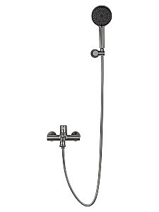 Смеситель для ванны с душем WONZON & WOGHAND TOR, Темный графит (WW-88037073-BGM) купить в интернет-магазине сантехники Sanbest