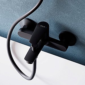 Смеситель для ванны Dorff Prime New D4011022 черный матовый купить в интернет-магазине сантехники Sanbest