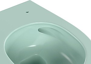 Унитаз подвесной Allen Brau Fantasy 3 Vortex 4.11035.MT мятный матовый, с крышкой микролифт, слив торнадо купить в интернет-магазине Sanbest