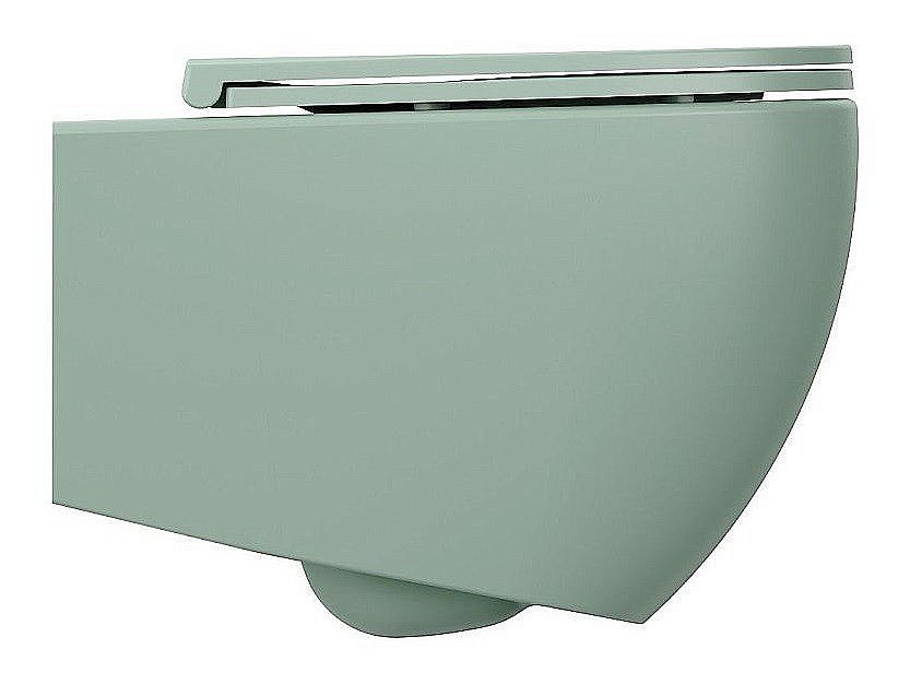 Унитаз подвесной Isvea Infinity 10NF02001SV-2T мятно-зеленый матовый, безободковый купить в интернет-магазине Sanbest
