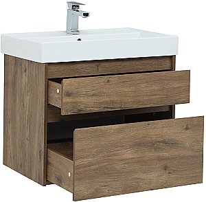 Тумба с раковиной Aquanet Nova Lite 249515 75 дуб рустикальный для ванной в интернет-магазине Sanbest