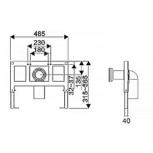 Инсталляция для унитаза Azario AZ-8010-1000 купить в интернет-магазине сантехники Sanbest