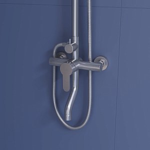 Душевая система RGW Shower Panels SP-24-S Сатин купить в интернет-магазине сантехники Sanbest