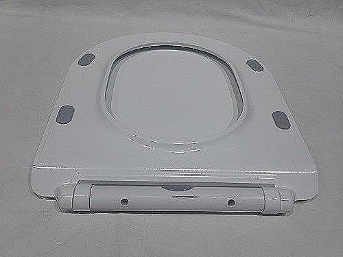 Унитаз приставной Ceramalux 217D белый, безободковый, с крышкой микролифт купить в интернет-магазине Sanbest