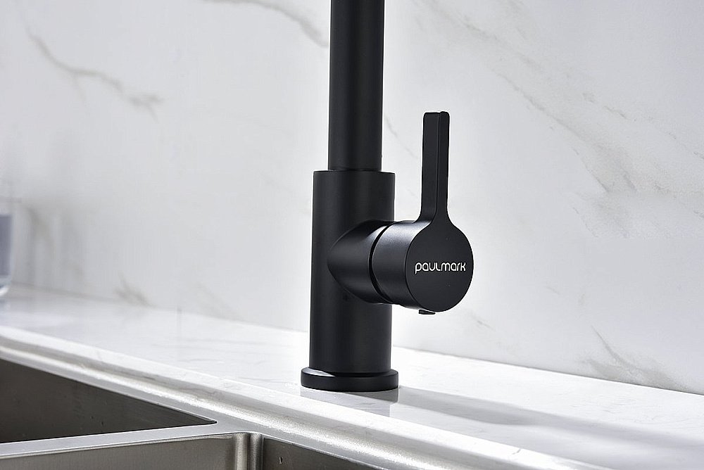 Смеситель для кухни Paulmark Halt Ha214021-AN антрацит купить в интернет-магазине сантехники Sanbest