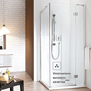 Душевой уголок Roca Metropolis 140х80 хром купить в интернет-магазине Sanbest