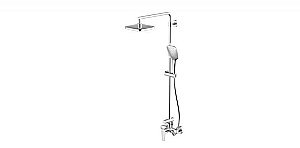 Душевая система Bravat SOURCE F9173218CP-A-ENG купить в интернет-магазине сантехники Sanbest