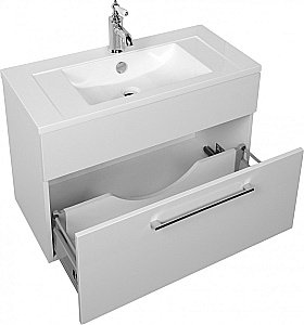 Тумба с раковиной De Aqua Кубика 167076 80 для ванной в интернет-магазине Sanbest
