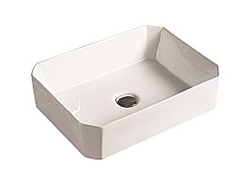 Раковина накладная SantiLine 50 SL-1013 белая купить в интернет-магазине Sanbest
