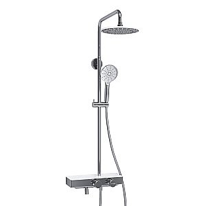 Душевая система WasserKraft Aller SET2655 Thermo хром купить в интернет-магазине сантехники Sanbest