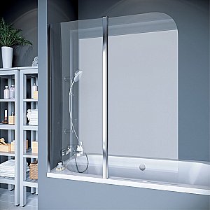 Шторка на ванну Koller Pool Waterfall Line QP95 115 прозрачная купить в интернет-магазине Sanbest