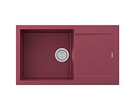 Кухонная мойка Paulmark Extensio 86 PM965644-ME красная матовая купить в интернет-магазине сантехники Sanbest