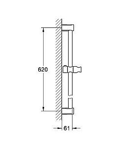 Душевая штанга GROHE New Tempesta Cosmopolitan 27521 000 купить в интернет-магазине сантехники Sanbest