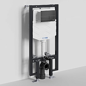 Инсталляция для унитаза WasserKraft Vils 56TLT.010.ME.MB04 с черной матовой кнопкой купить в интернет-магазине сантехники Sanbest