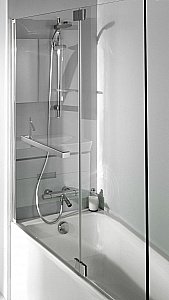 Шторка для ванны Jacob Delafon BAIN-DOUCHE/ADEQUATION 140х110 купить в интернет-магазине Sanbest