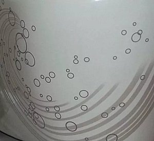 Унитаз подвесной Creavit Decor TP328.001Q0 белый/декор пузыри купить в интернет-магазине Sanbest