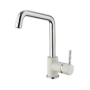 Смеситель для кухни PAINI Cox 7890572CR599H1KM белый гранит купить в интернет-магазине сантехники Sanbest