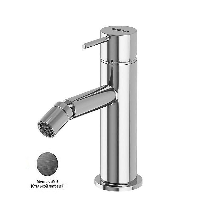 Смеситель для биде Cezares LEAF-BSM-L-MM Стальной матовый купить в интернет-магазине сантехники Sanbest