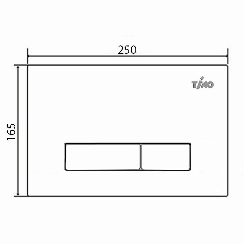 Кнопка для инсталляции Timo Inari FP-003W белая купить в интернет-магазине сантехники Sanbest
