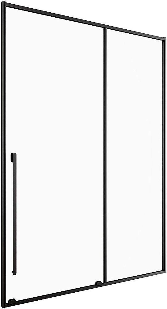 Душевая дверь Allen Brau Fantasy 2.0 120 3.11006.31 стекло прозрачное/профиль черный матовый купить в интернет-магазине Sanbest