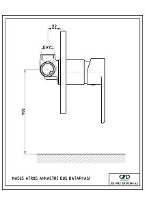 Смеситель для душа GPD ATROS MAD65 купить в интернет-магазине сантехники Sanbest