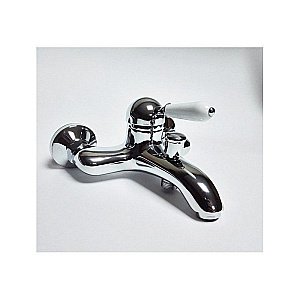 Смеситель для ванны Magliezza Grosso Bianco 50155 хром купить в интернет-магазине сантехники Sanbest