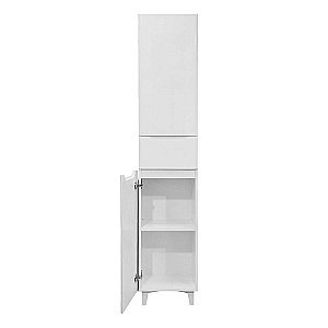 Пенал напольный Azario LOTOS 40 CS00106437 белый/левый для ванной в интернет-магазине сантехники Sanbest