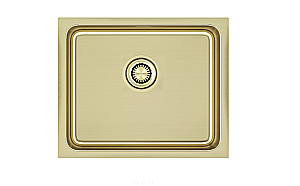 Кухонная мойка Paulmark VISTA 54 UNI PM305444-LG светлое золото купить в интернет-магазине сантехники Sanbest