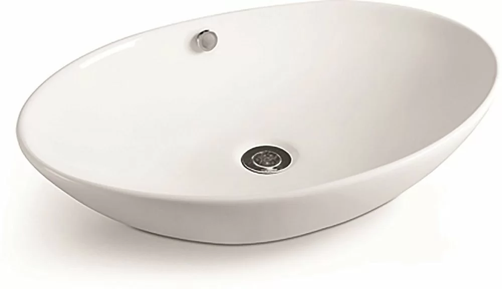 Раковина накладная SantiLine 63 SL-1019 белая купить в интернет-магазине Sanbest