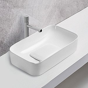 Раковина накладная Vincea 70,5 VBS-50470 белая купить в интернет-магазине Sanbest