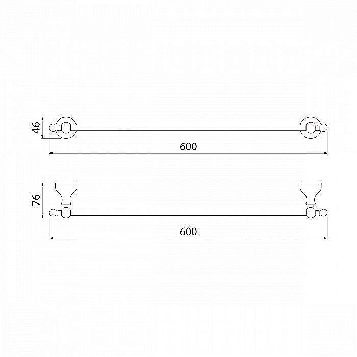 Полотенцедержатель IDDIS Retro RETSS10i49 купить в интернет-магазине сантехники Sanbest