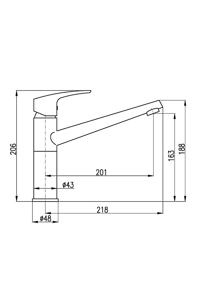 Смеситель для кухни Rav-Slezak AMUR AM704.5 купить в интернет-магазине сантехники Sanbest
