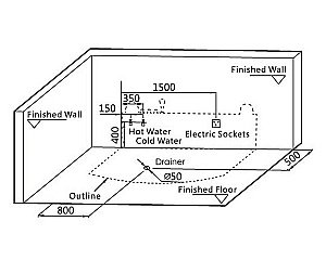 Ванна акриловая Gemy Glass Panel G9079 200х105 белая купить в интернет-магазине Sanbest