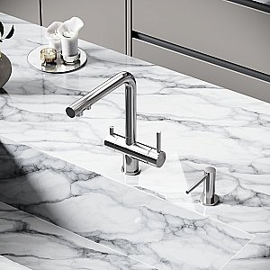 Смеситель для кухни Sancos Foster SC4014BN брашированный никель купить в интернет-магазине сантехники Sanbest