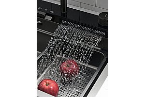 Мойка кухонная Esbano Geyserus-5 ESMKGEYS5 оружейная сталь купить в интернет-магазине сантехники Sanbest